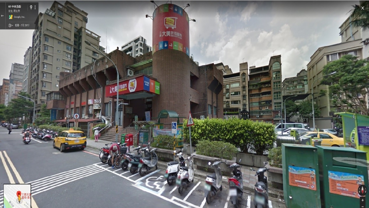 圖說:市場施工前